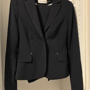 Calvin Klein Women's Navy Blazer and matching pants